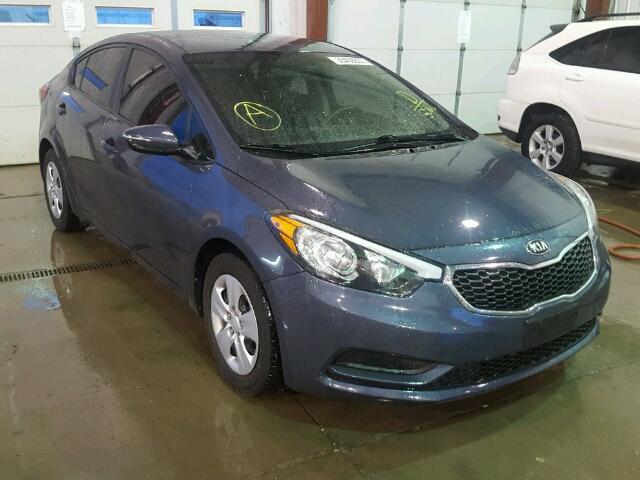 KNAFX4A6XF5323562 - 2015 KIA FORTE LX GRAY photo 1