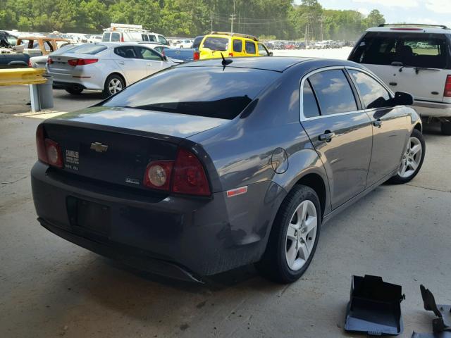 1G1ZA5EU3BF165854 - 2011 CHEVROLET MALIBU LS ნაცრისფერი ფოტო 4