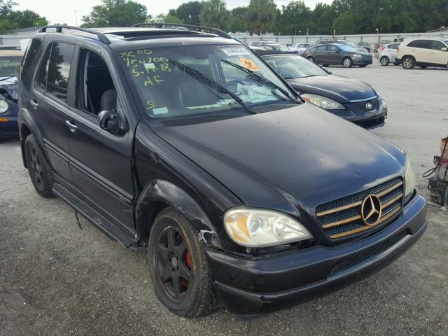 4JGAB75E03A409556 - 2003 MERCEDES-BENZ ML 500 BLACK photo 1