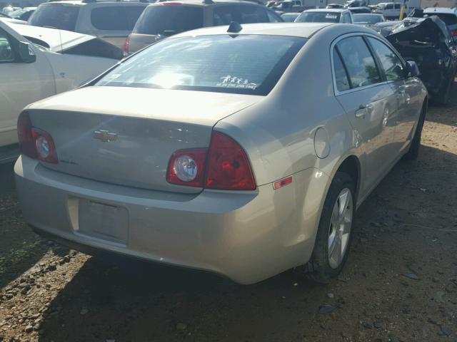 1G1ZB5E03CF309558 - 2012 CHEVROLET MALIBU LS GOLD photo 4