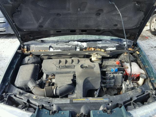 1G8AJ55F27Z159243 - 2007 SATURN ION LEVEL GREEN photo 7