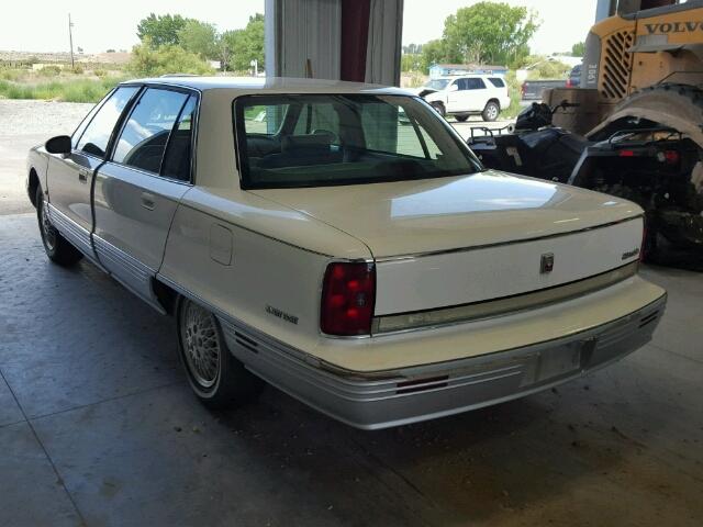 1G3CW53L1N4310074 - 1992 OLDSMOBILE 98 REGENCY WHITE photo 3