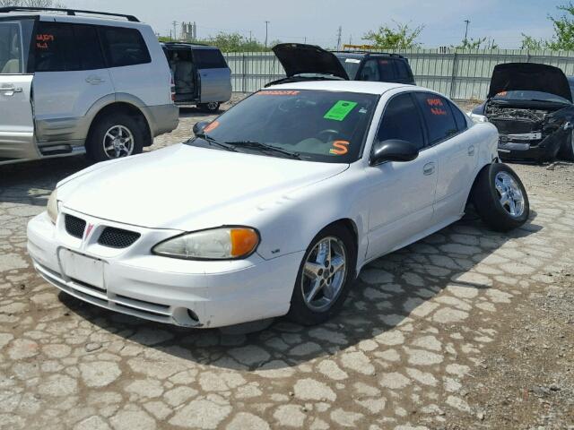 1G2NE52E05M113187 - 2005 PONTIAC GRAND AM S WHITE photo 2