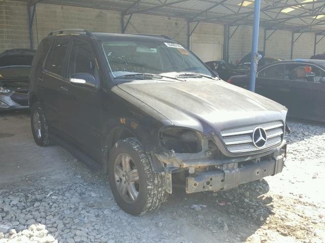 4JGAB75E15A531121 - 2005 MERCEDES-BENZ ML 500 BLACK photo 1