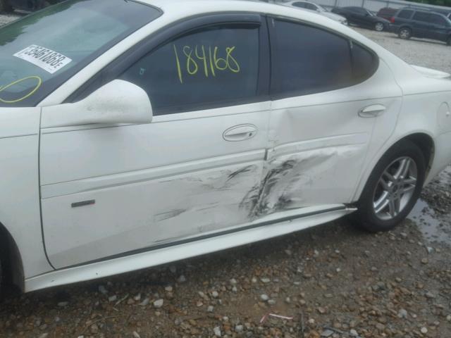 2G2WR524251301883 - 2005 PONTIAC GRAND PRIX WHITE photo 9