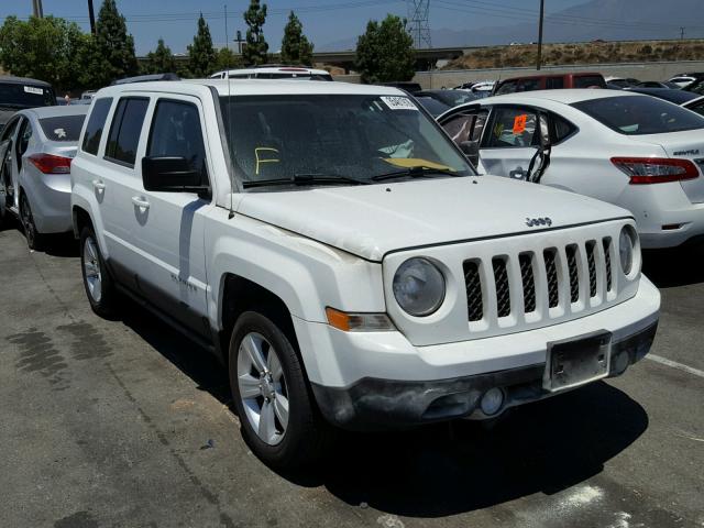 1C4NJPCB5ED843930 - 2014 JEEP PATRIOT LI WHITE photo 1