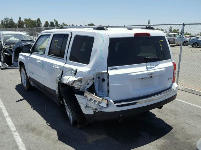 1C4NJPCB5ED843930 - 2014 JEEP PATRIOT LI WHITE photo 3