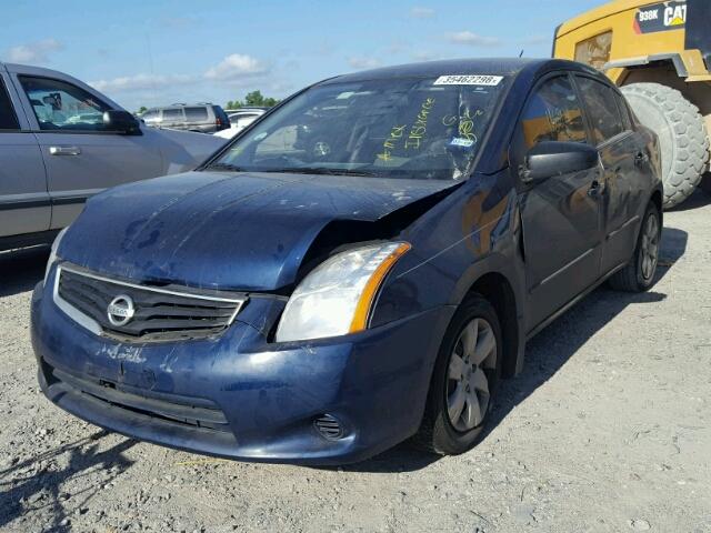 3N1AB6AP0AL681474 - 2010 NISSAN SENTRA BAS BLUE photo 2