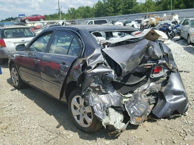 KNAGE123385209273 - 2008 KIA OPTIMA GRAY photo 3