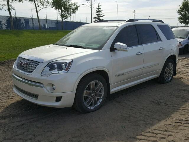 1GKKVTED6BJ265773 - 2011 GMC ACADIA DEN WHITE photo 2