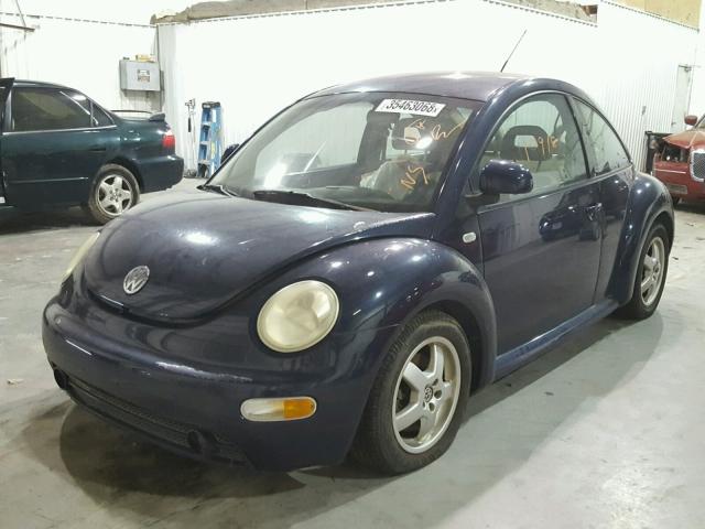 3VWCC21C4XM421541 - 1999 VOLKSWAGEN NEW BEETLE Mavi foto 2
