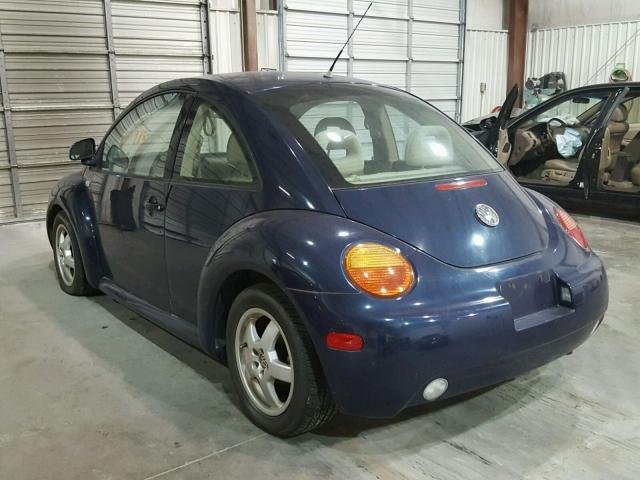 3VWCC21C4XM421541 - 1999 VOLKSWAGEN NEW BEETLE Mavi foto 3
