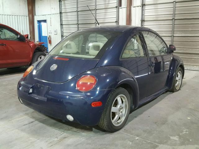3VWCC21C4XM421541 - 1999 VOLKSWAGEN NEW BEETLE Mavi foto 4