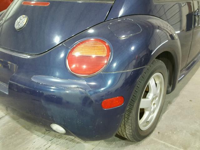 3VWCC21C4XM421541 - 1999 VOLKSWAGEN NEW BEETLE Mavi foto 9