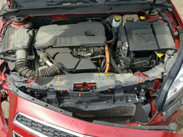1G11D5RR1DF112910 - 2013 CHEVROLET MALIBU 1LT RED photo 7