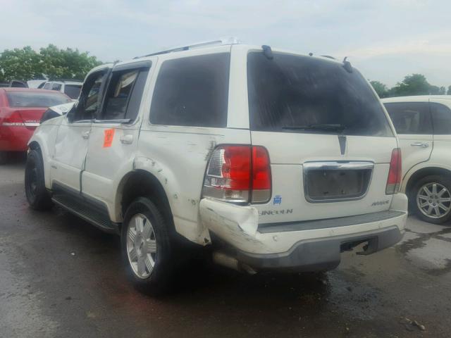 5LMEU68H44ZJ03987 - 2004 LINCOLN AVIATOR 白色 照片 3