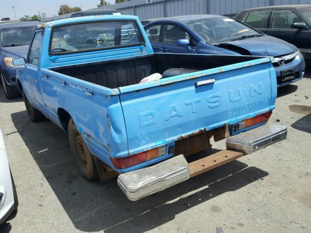 H720264555 - 1980 DATSUN PICKUP BLUE photo 3