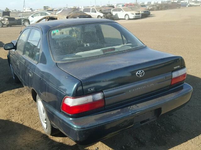 2T1BA02E6VC182797 - 1997 TOYOTA COROLLA BA GREEN photo 3