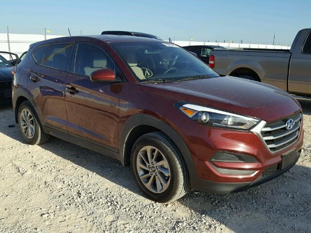 KM8J23A41HU430041 - 2017 HYUNDAI TUCSON SE MAROON photo 1