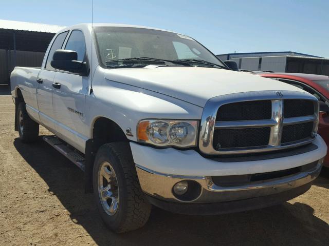 3D7KU28C64G268436 - 2004 DODGE RAM 2500 S WHITE photo 1