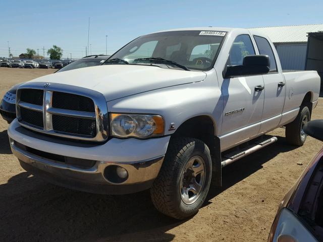 3D7KU28C64G268436 - 2004 DODGE RAM 2500 S WHITE photo 2