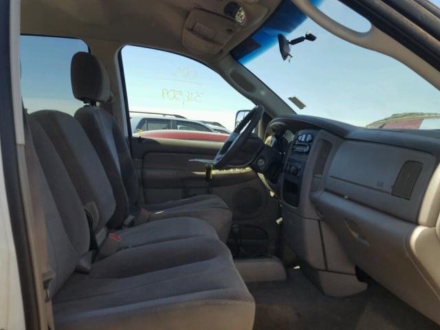 3D7KU28C64G268436 - 2004 DODGE RAM 2500 S WHITE photo 5