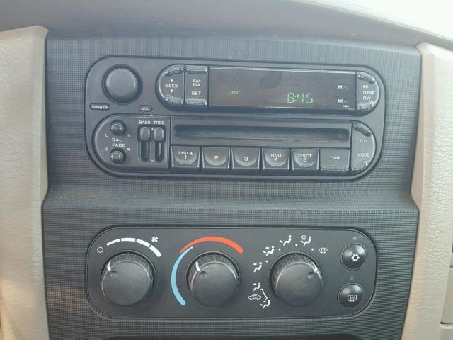 3D7KU28C64G268436 - 2004 DODGE RAM 2500 S WHITE photo 9