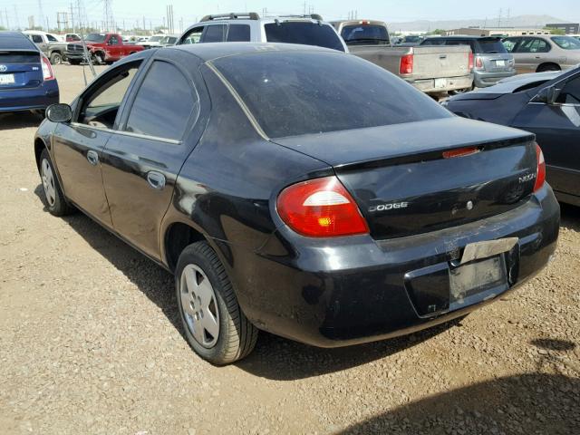 1B3ES26C55D115451 - 2005 DODGE NEON BASE BLACK photo 3