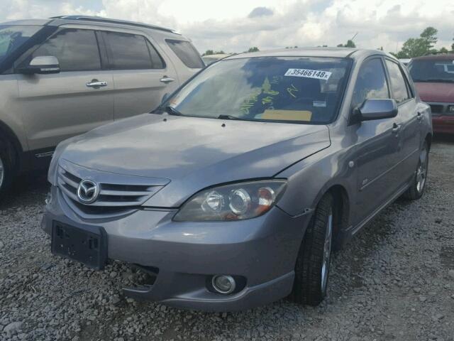 JM1BK343661412516 - 2006 MAZDA 3 HATCHBAC GRAY photo 2