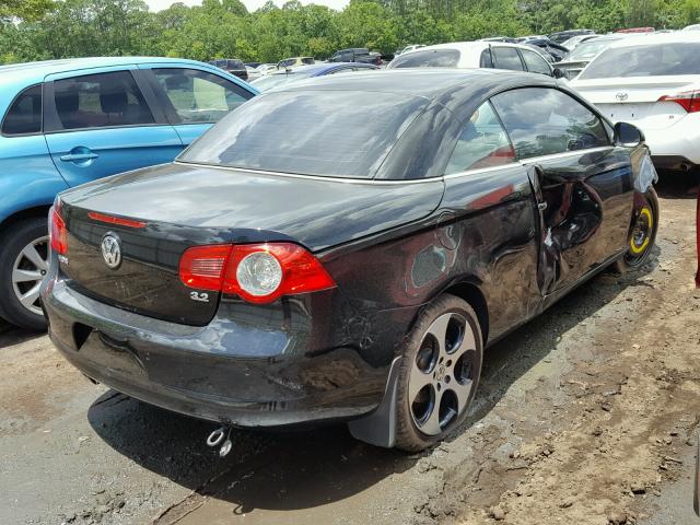 WVWDB71F07V028515 - 2007 VOLKSWAGEN EOS 3.2L S 黑色 照片 4