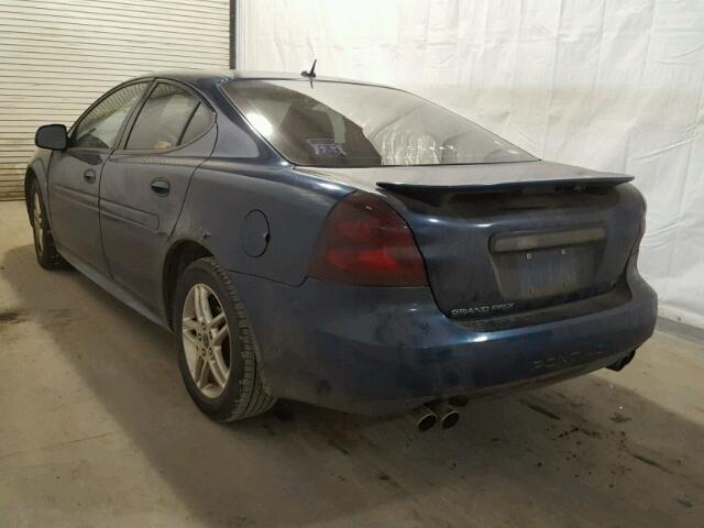 2G2WR554X61165743 - 2006 PONTIAC GRAND PRIX BLUE photo 3
