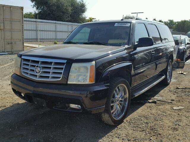 3GYFK66N83G321840 - 2003 CADILLAC ESCALADE E BLACK photo 2