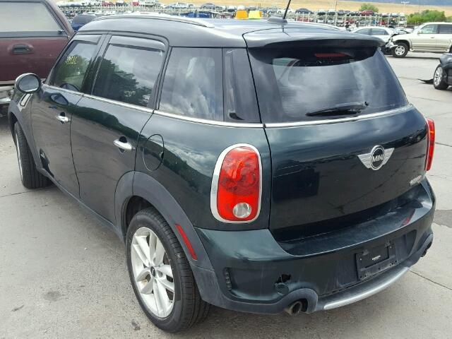 WMWZC5C51DWM15069 - 2013 MINI COOPER S C GREEN photo 3