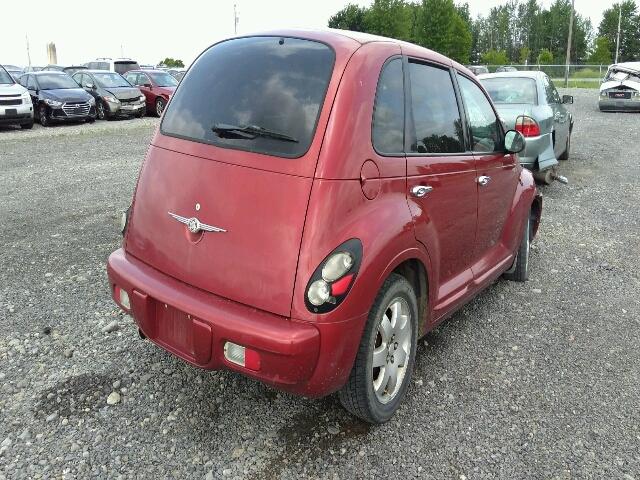 3C4FY48B94T258221 - 2004 CHRYSLER PT CRUISER RED photo 4