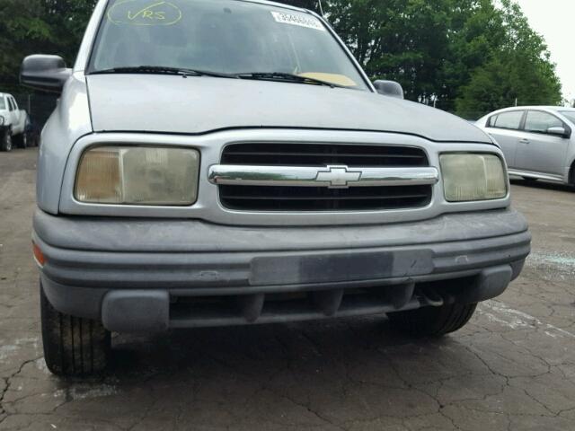 2CNBJ13C9X6930624 - 1999 CHEVROLET TRACKER SILVER photo 9