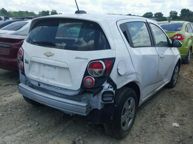 1G1JA6SH8G4105890 - 2016 CHEVROLET SONIC LS 白色 照片 4