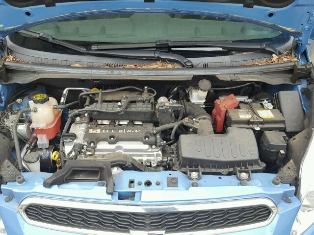 KL8CD6S9XDC541280 - 2013 CHEVROLET SPARK 1LT Синий фото 7