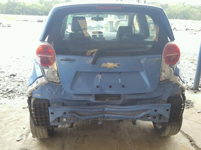 KL8CD6S9XDC541280 - 2013 CHEVROLET SPARK 1LT Синий фото 9