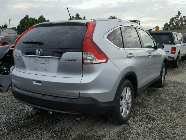 JHLRM4H74CC013702 - 2012 HONDA CR-V SILVER photo 4