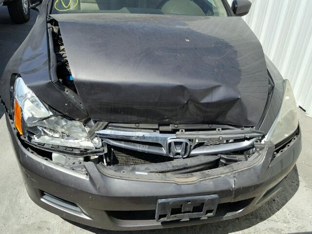 1HGCM66877A010239 - 2007 HONDA ACCORD EX GRAY photo 7