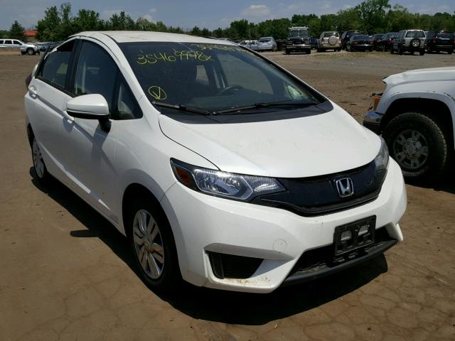 JHMGK5H50GX014745 - 2016 HONDA FIT LX WHITE photo 1