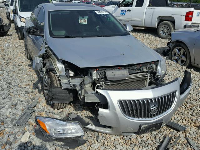 W04GS5EC8B1139082 - 2011 BUICK REGAL CXL GRAY photo 9