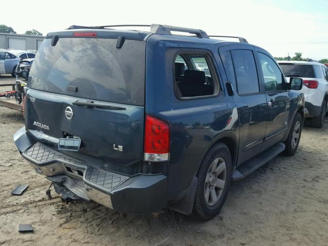 5N1AA08A45N711141 - 2005 NISSAN ARMADA SE GREEN photo 4