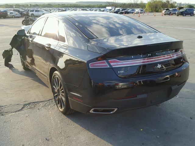 3LN6L2MK2GR631699 - 2016 LINCOLN MKZ BLACK BLACK photo 3