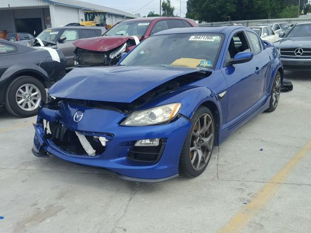 JM1FE1C23A0403907 - 2010 MAZDA RX8 BLUE photo 2