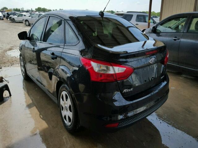 1FADP3E20EL196025 - 2014 FORD FOCUS S BLACK photo 3