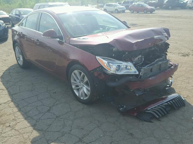 2G4GS5GX7G9148246 - 2016 BUICK REGAL PREM MAROON photo 1