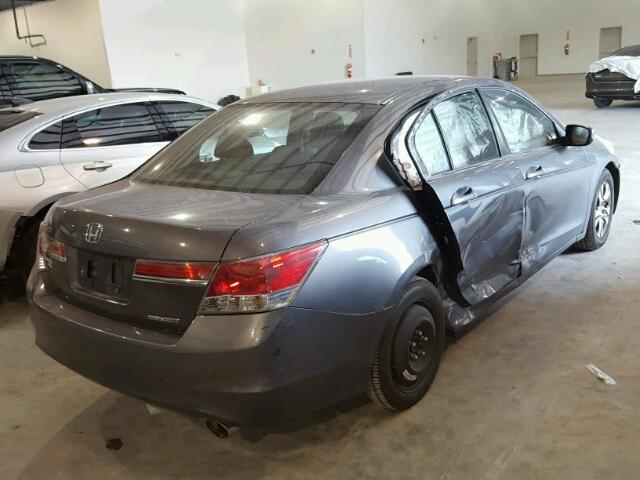 1HGCP2F64CA112705 - 2012 HONDA ACCORD SE GRAY photo 4