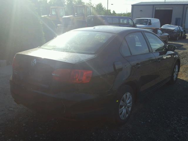 3VW2K7AJ5DM366717 - 2013 VOLKSWAGEN JETTA BASE 黑色 照片 4