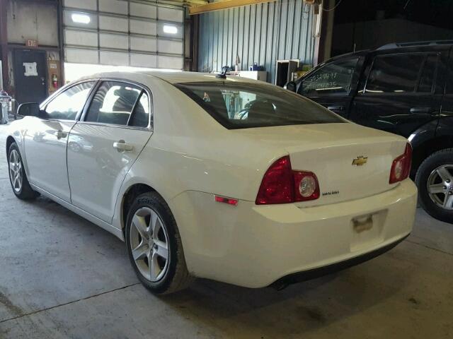 1G1ZB5E11BF181800 - 2011 CHEVROLET MALIBU LS WHITE photo 3